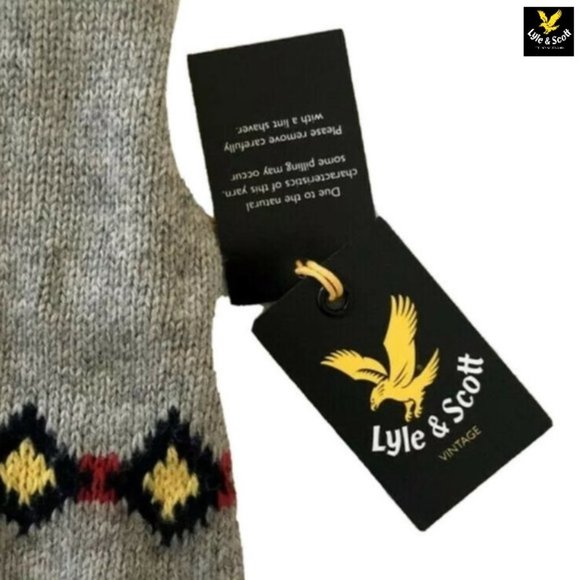 ⛔️SOLD⛔️ LYLE&SCOTT Scotland Vtg Merino Wool Scarf - Picture 10 of 10